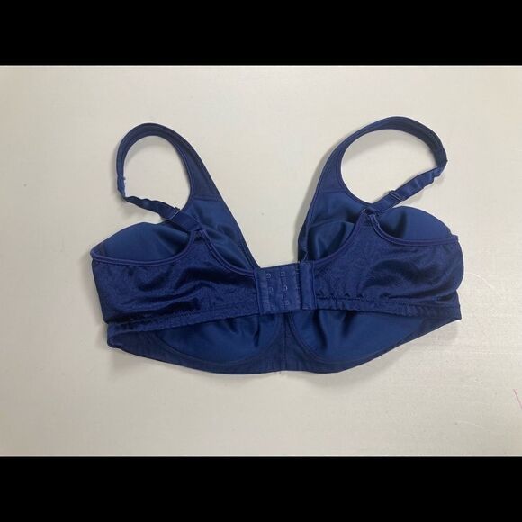 BALI blue bra, size 38D,3 prong closure, - Picture 3 of 9